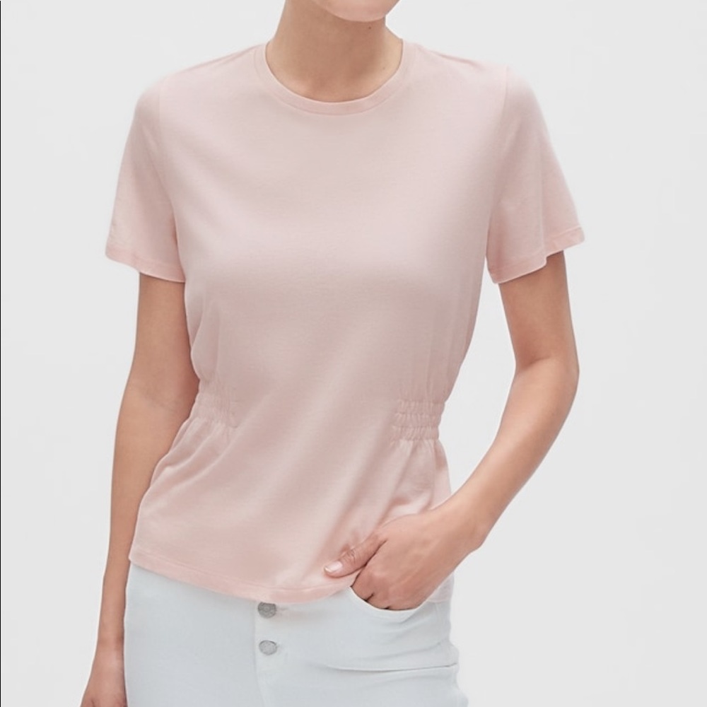 Banana Republic Smocked Waist T-Shirt